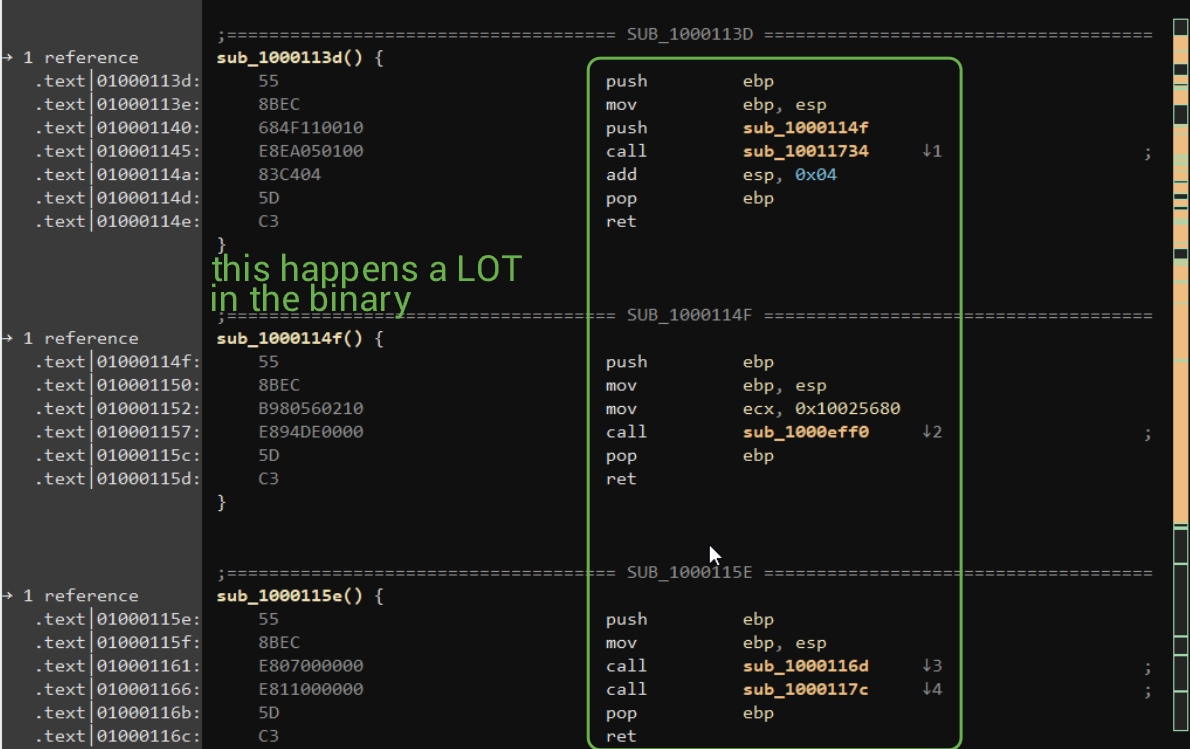 odd subroutine calls